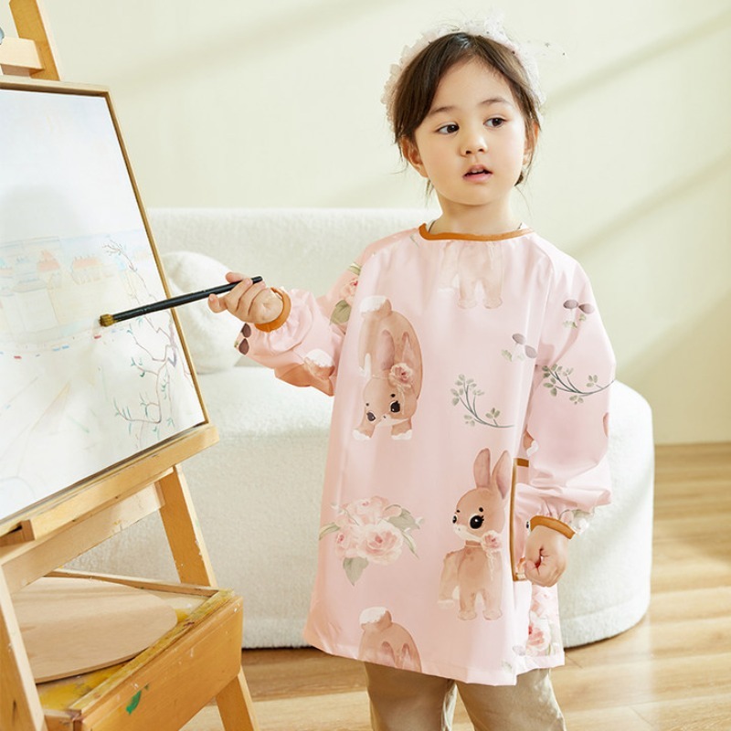 Art Craft Classes - Children Waterproof Art Cover Shirt Long