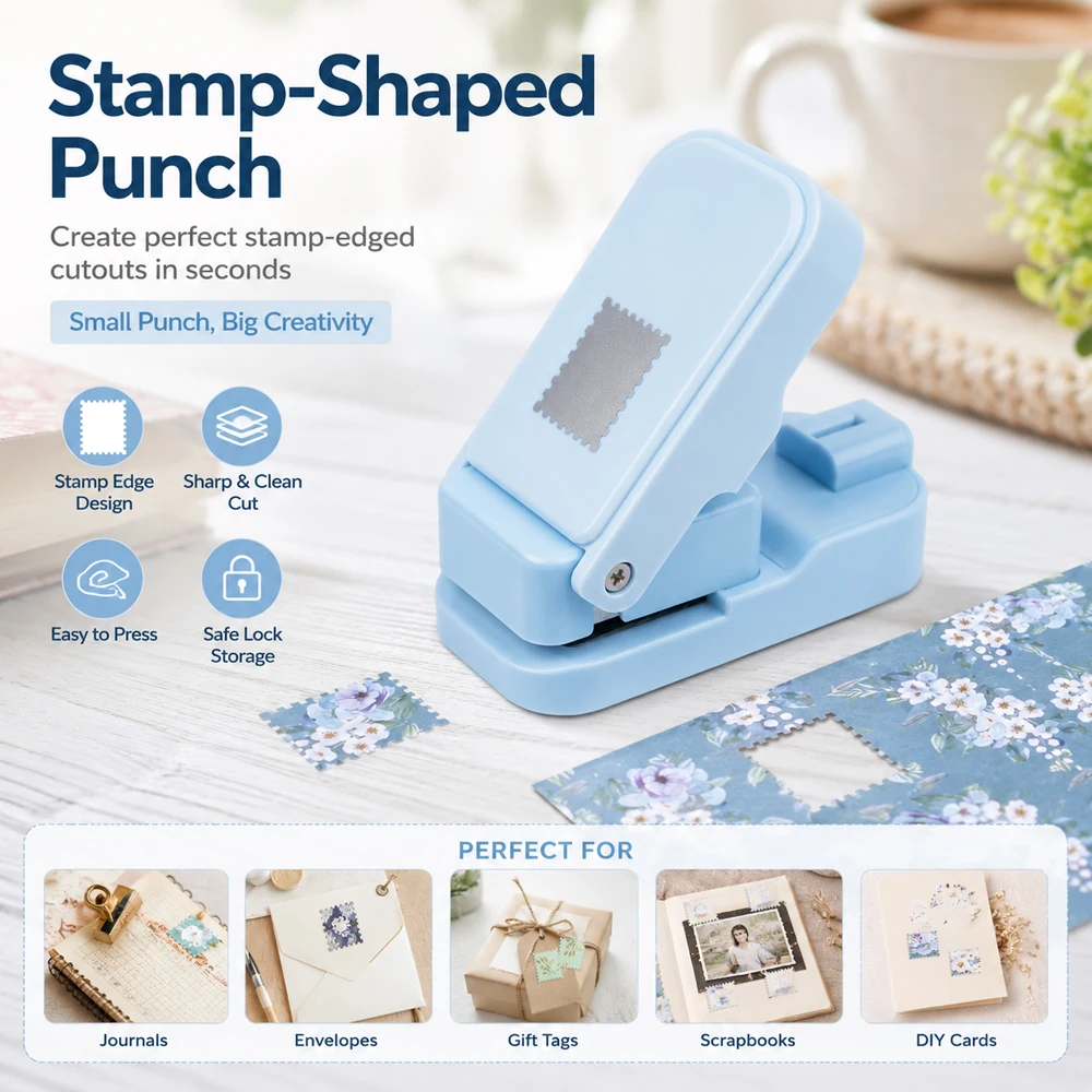 Artwork Craft - Postage Stamp Edge Paper Punch for