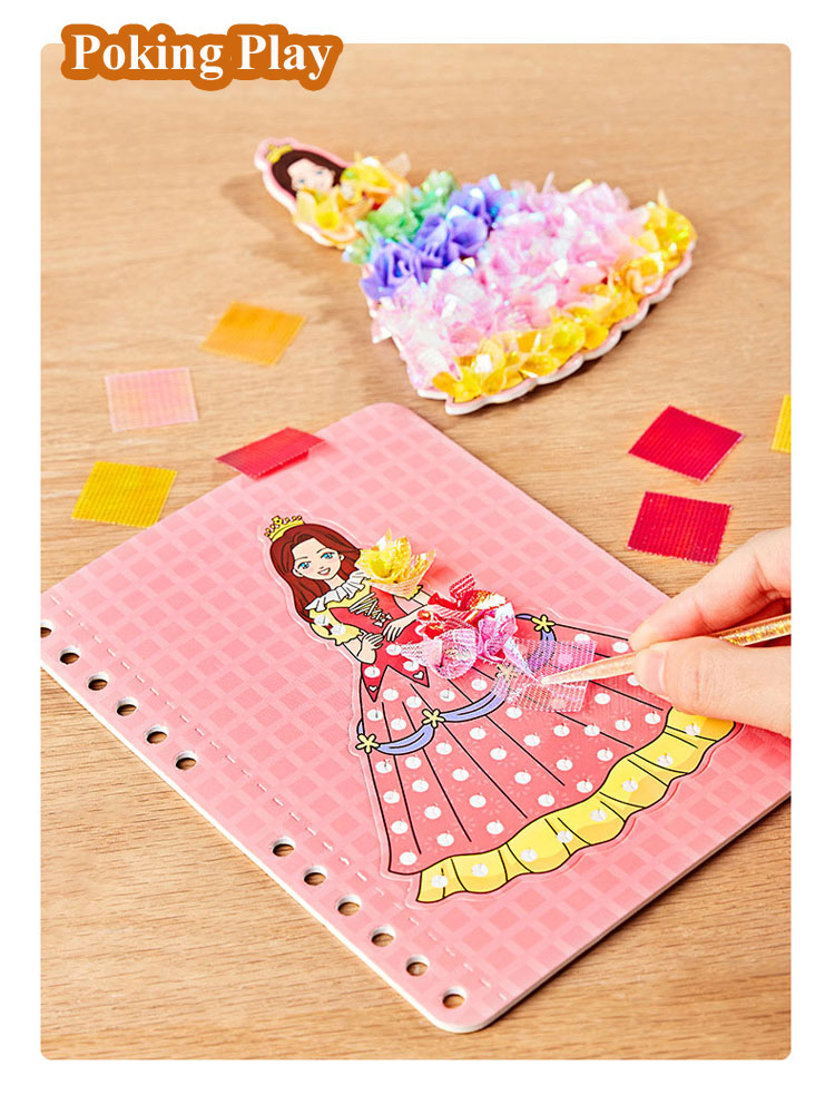 Art Craft 5 Year Old - DIY Painting Sticker Craft Toys Kid