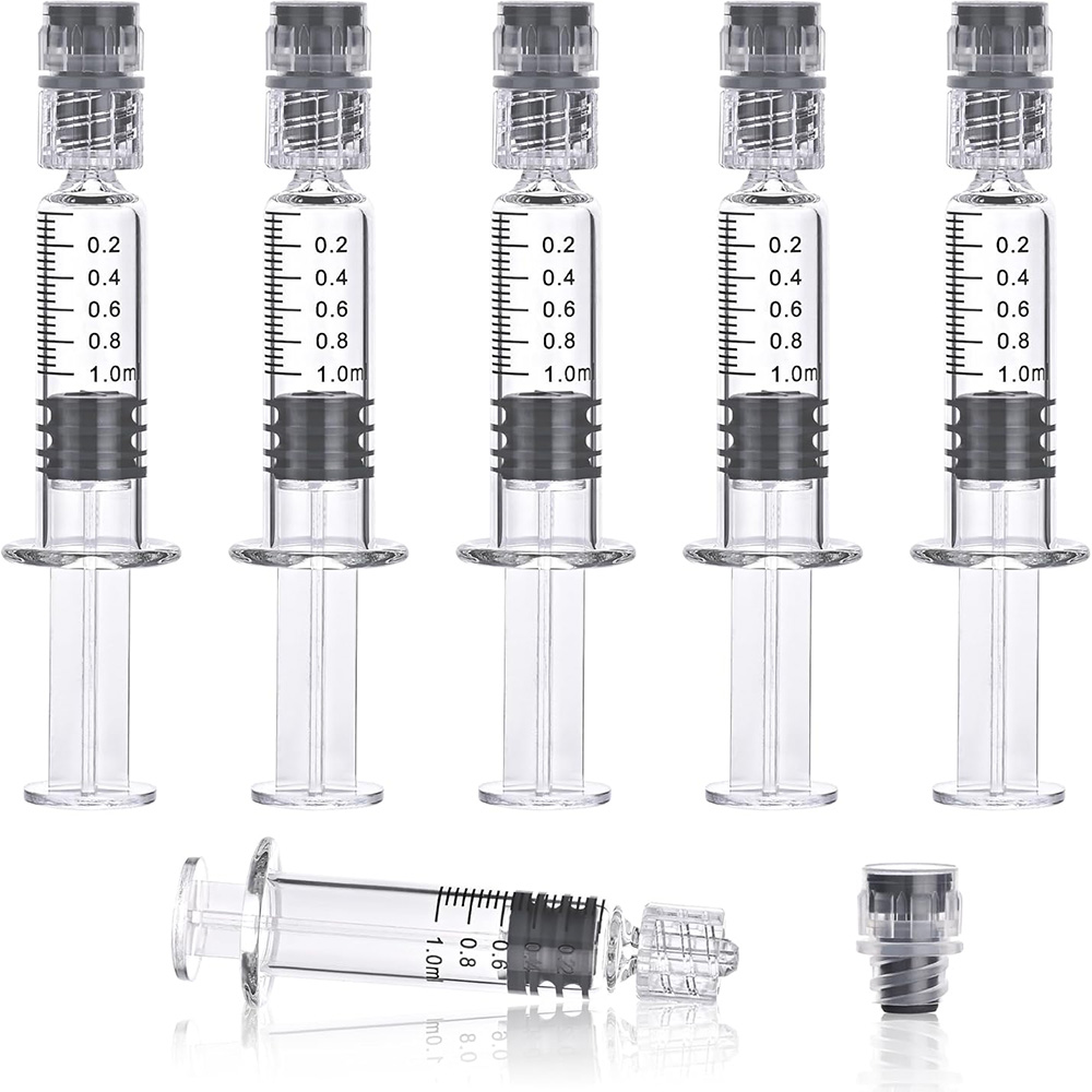 Art Craft Materials - 1ml Glass Luer Pet Food Measuring