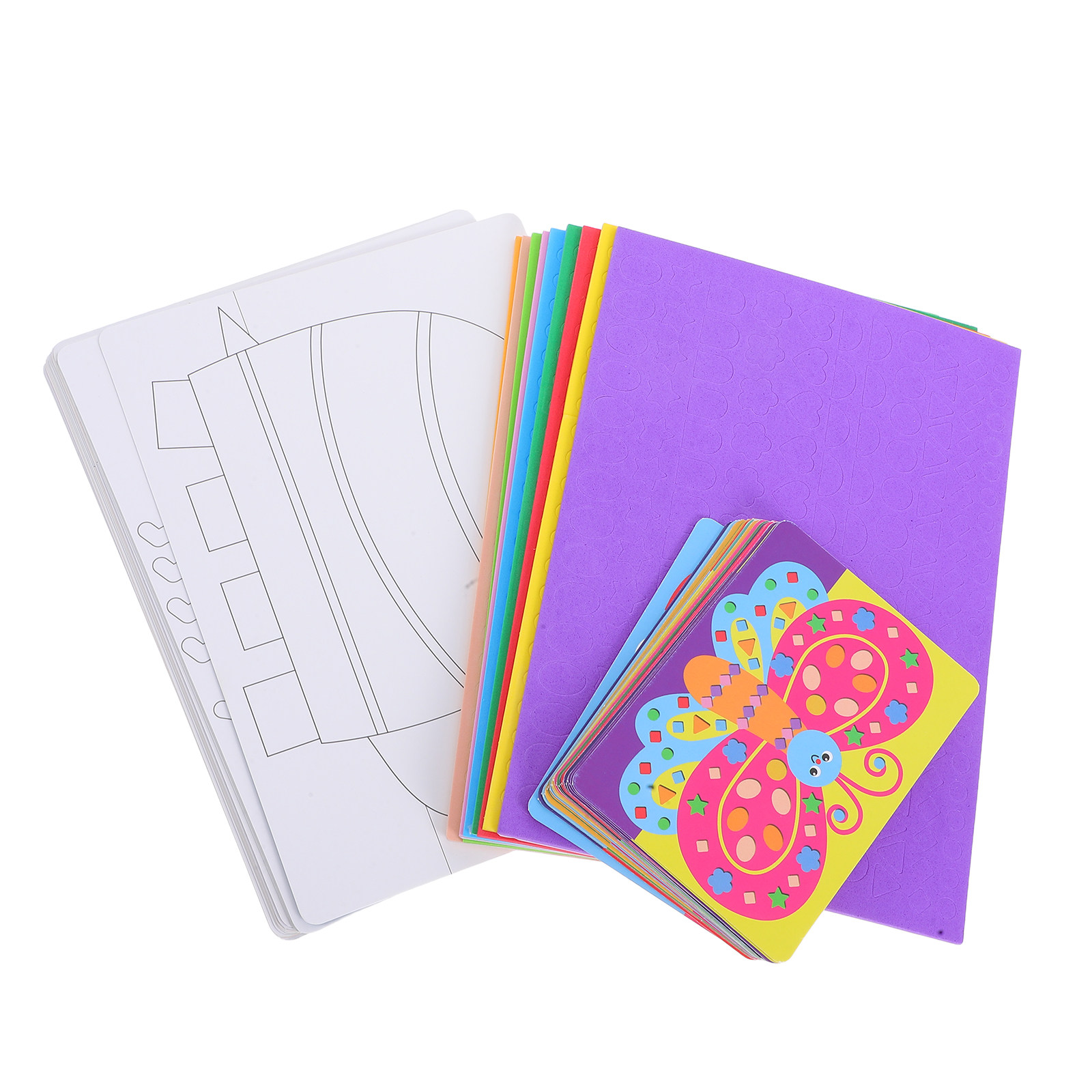 Art Craft Activities For Preschoolers - 1Set DIY 3D Eva Sticker Kit