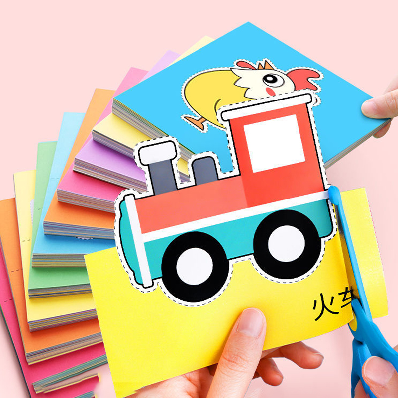 Art Craft 5 Year Old - 96Pcs Fun Paper Cutting Set, Paper