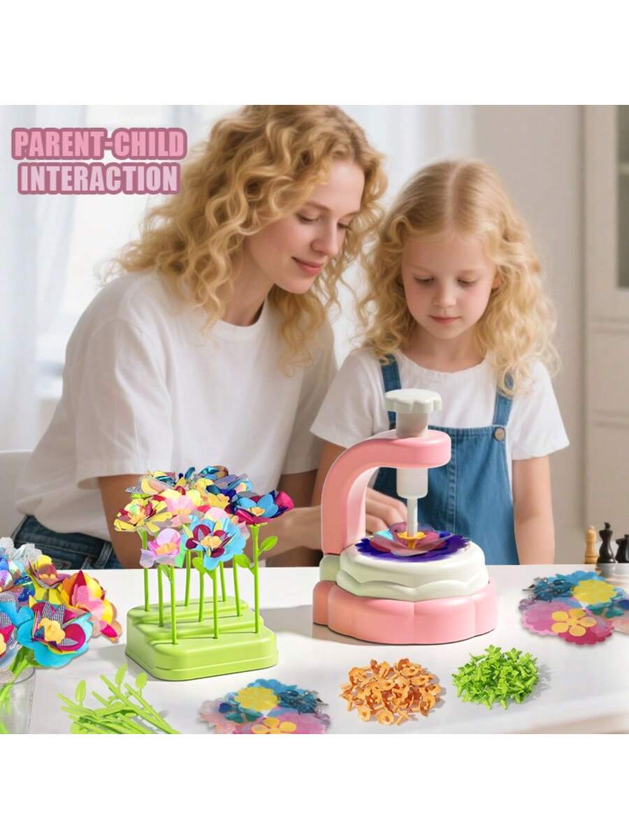 Art Craft 5 Year Old - Kids Flower Craft Kit with Press