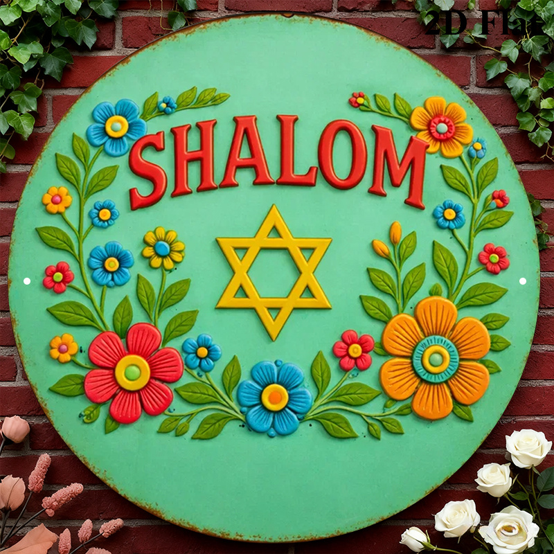 Art & Craft World - CIFBUY Shalom Star of David Aluminum