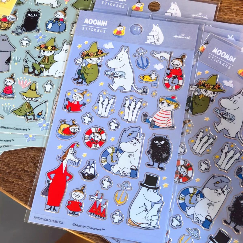 Art Craft Materials - Moomin Cartoon Decorative Stickers DIY Craft