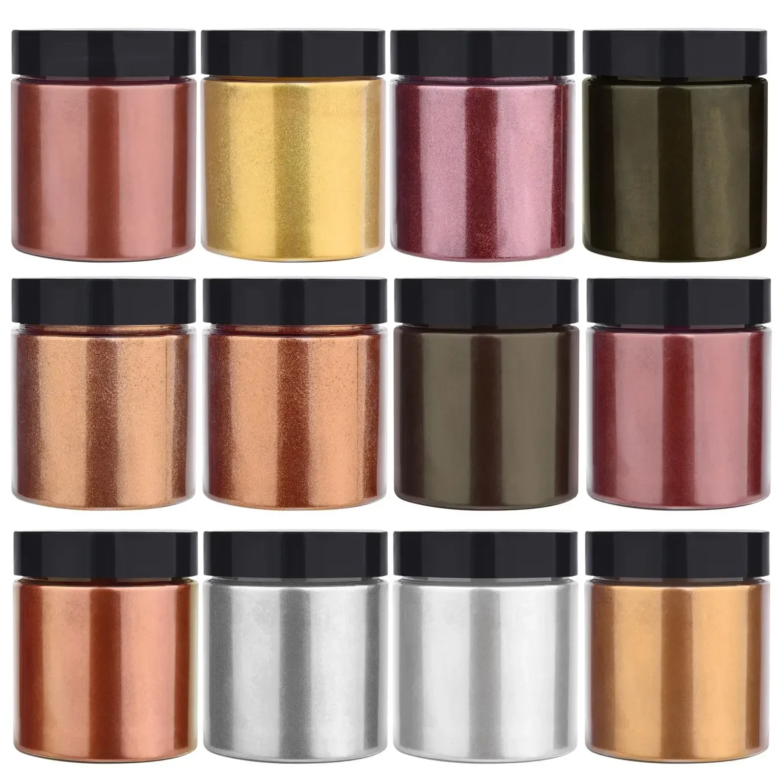 50g/Bottle Metallic Glitter Po - Resin Pigment Powder recension och pris