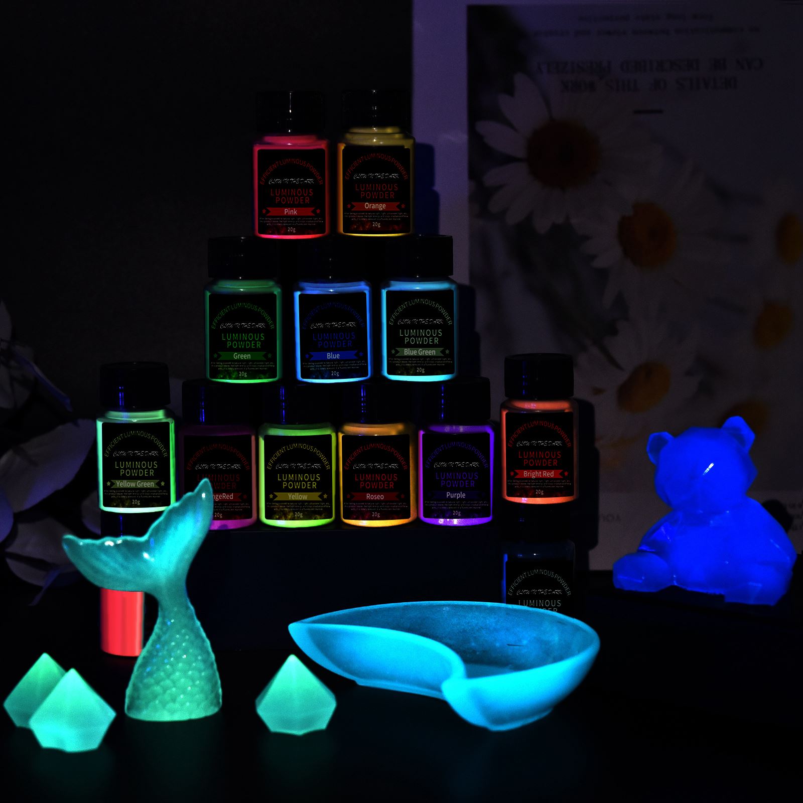 20g Long Lasting Bright Lumino - Resin Pigment Powder recension och pris