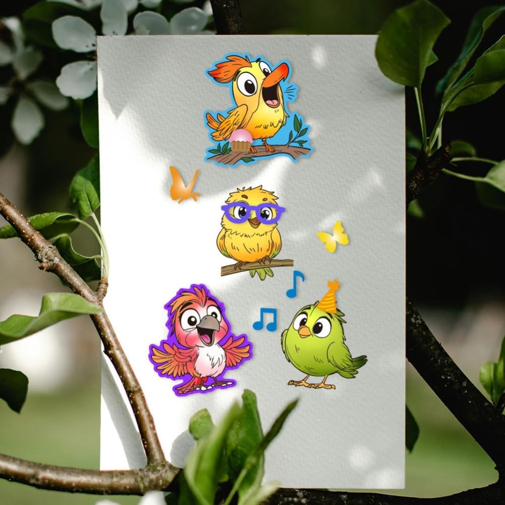 Funny Bird Clear Stamps for Sc - Artwork Craft recension och pris