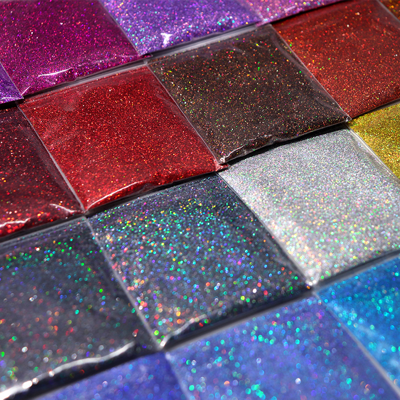 10g/Bag Holographic Fine Glitt - Resin Pigment Powder recension och pris