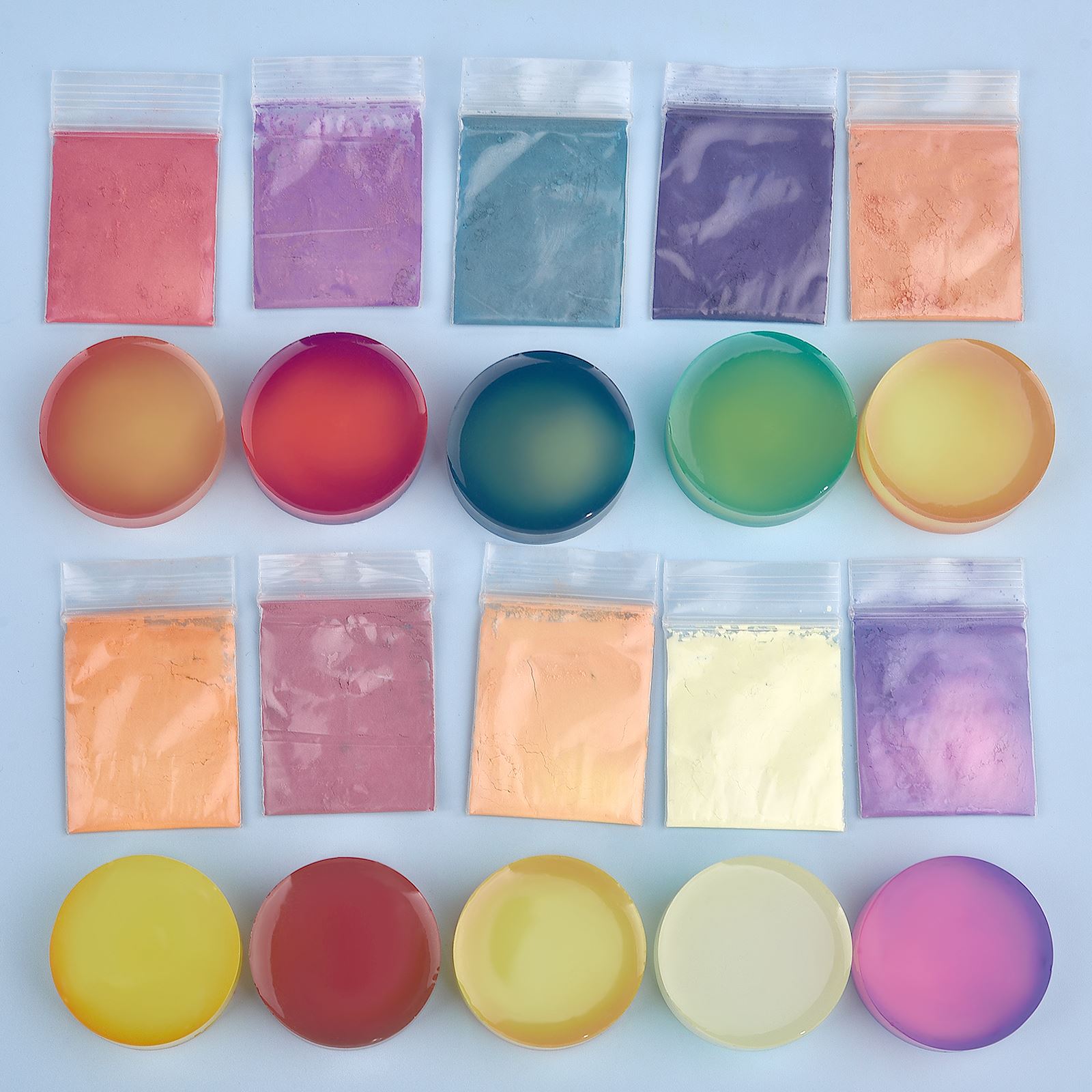 10 Colors Temperature Color Ch - Resin Pigment Powder recension och pris