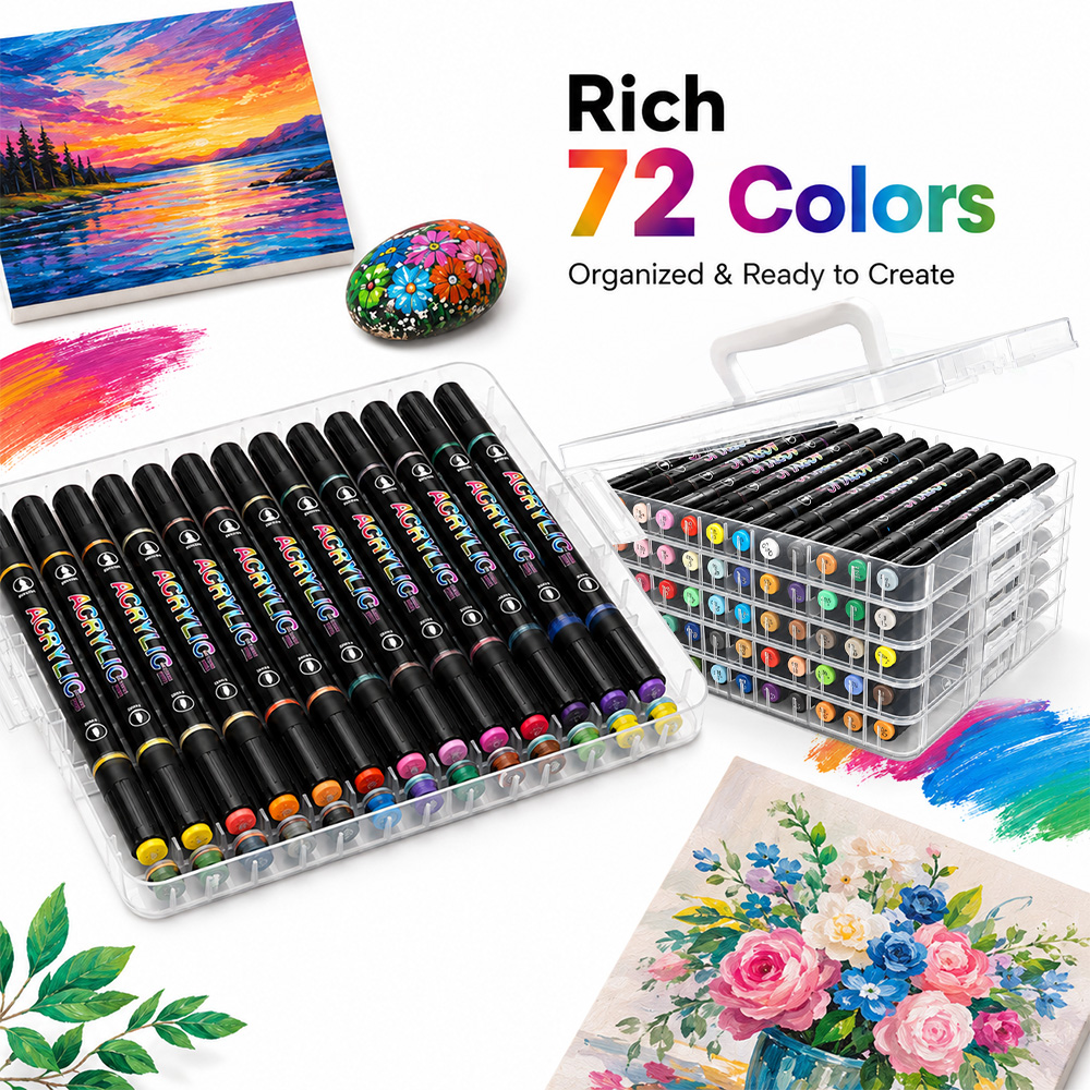 12/24/36/48/60/72 Colors Acryl - Art Craft Classes recension och pris