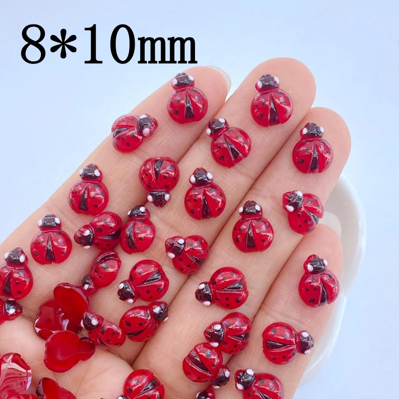 50Pcs New nail art accessories - Art Craft Ladybug recension och pris