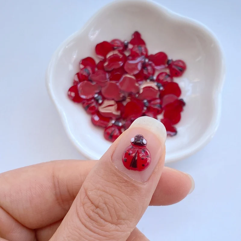 50Pcs New nail art accessories - Art Craft Ladybug recension och pris