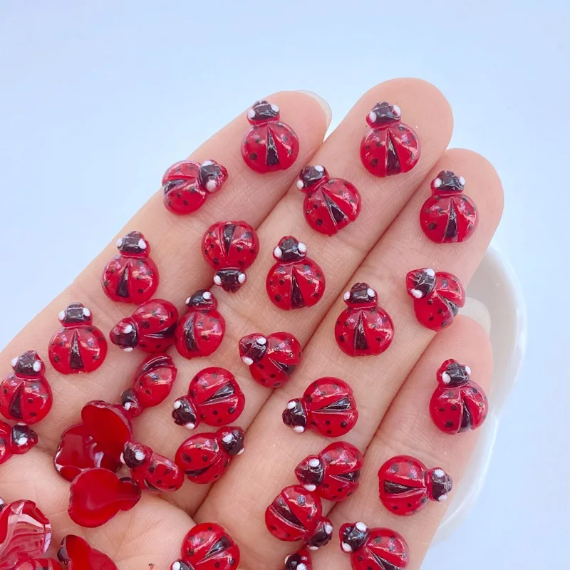 50Pcs New nail art accessories - Art Craft Ladybug recension och pris