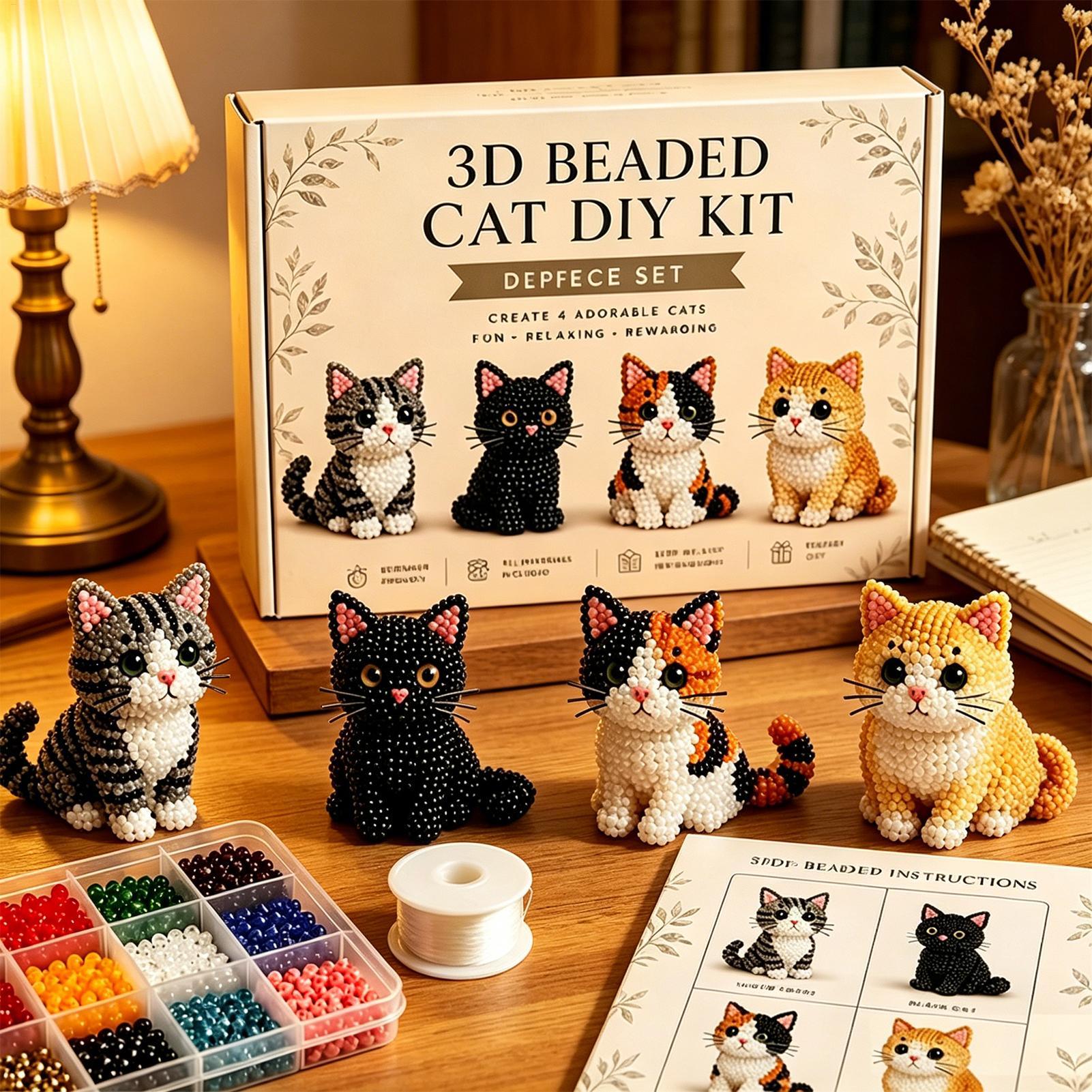 DIY Animal Beading Kit Cute 3D - Art Craft Classes recension och pris