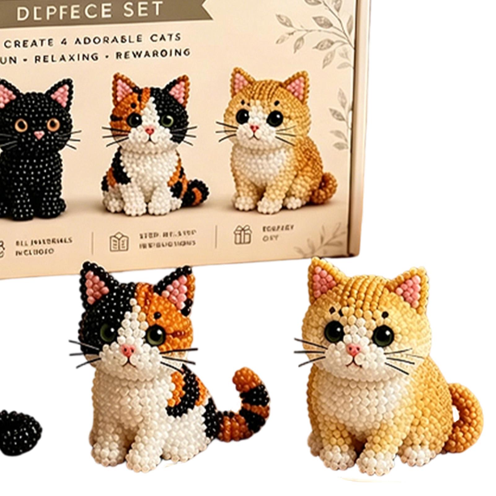 DIY Animal Beading Kit Cute 3D - Art Craft Classes recension och pris