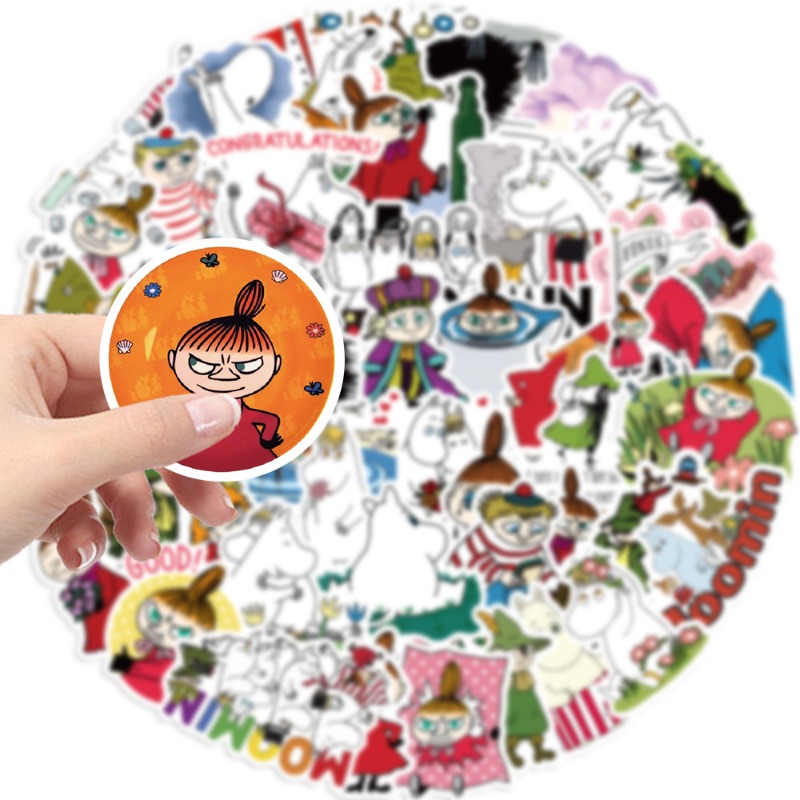 50Pcs Moomin Waterproof Self A - Artwork Craft recension och pris
