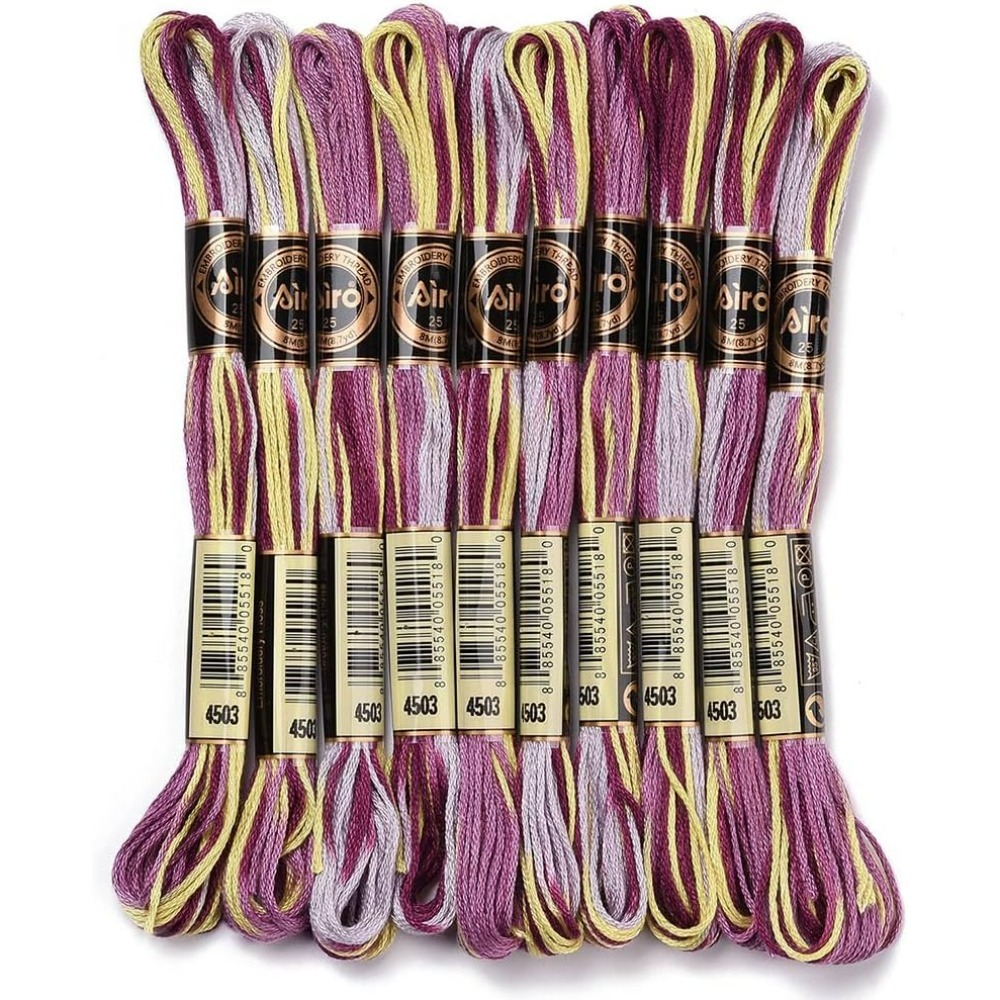 6 Strands Purple Variegated Em - Artwork Craft recension och pris