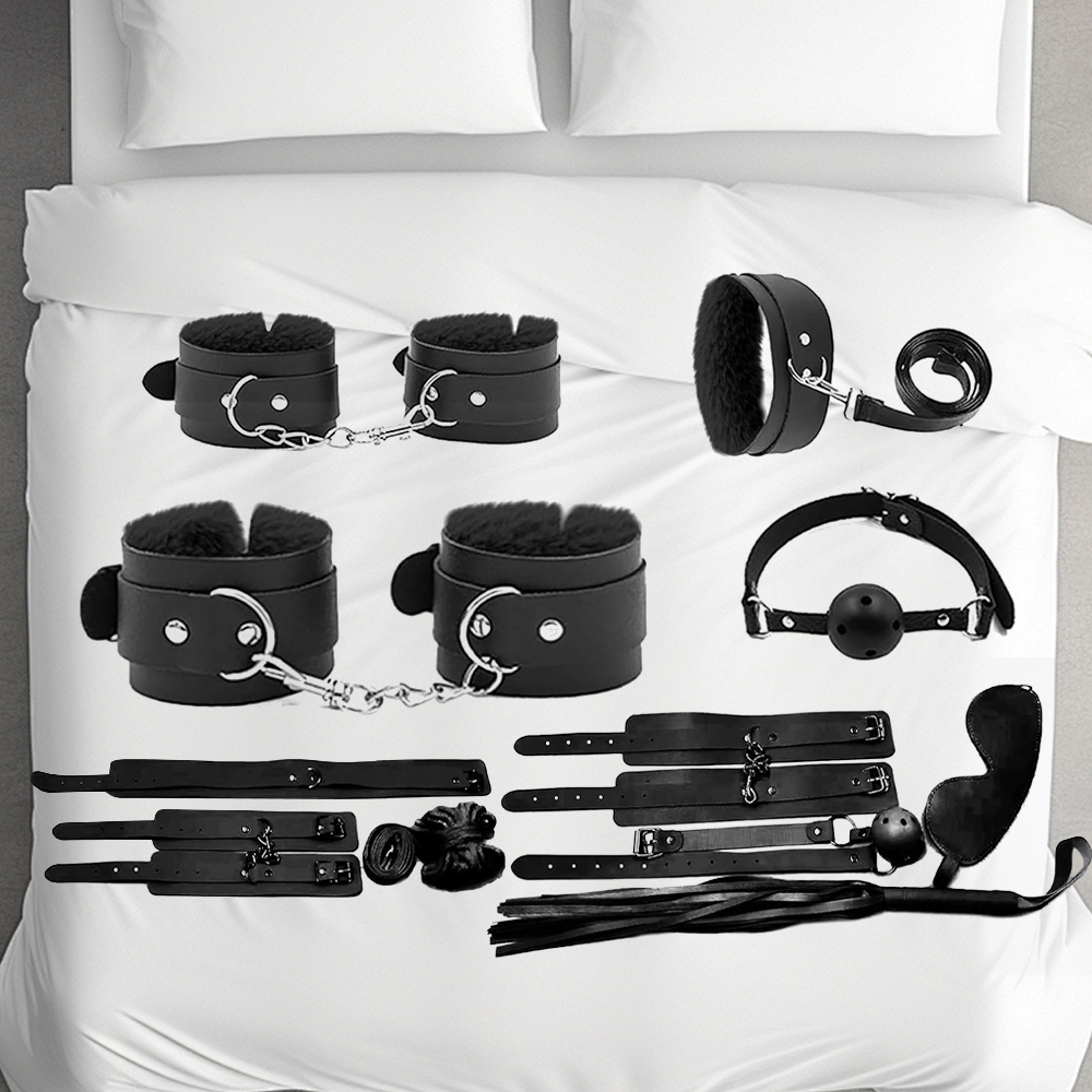 Adult Toys SM Set Sex Handcuff - Leather Tooling Kit recension och pris