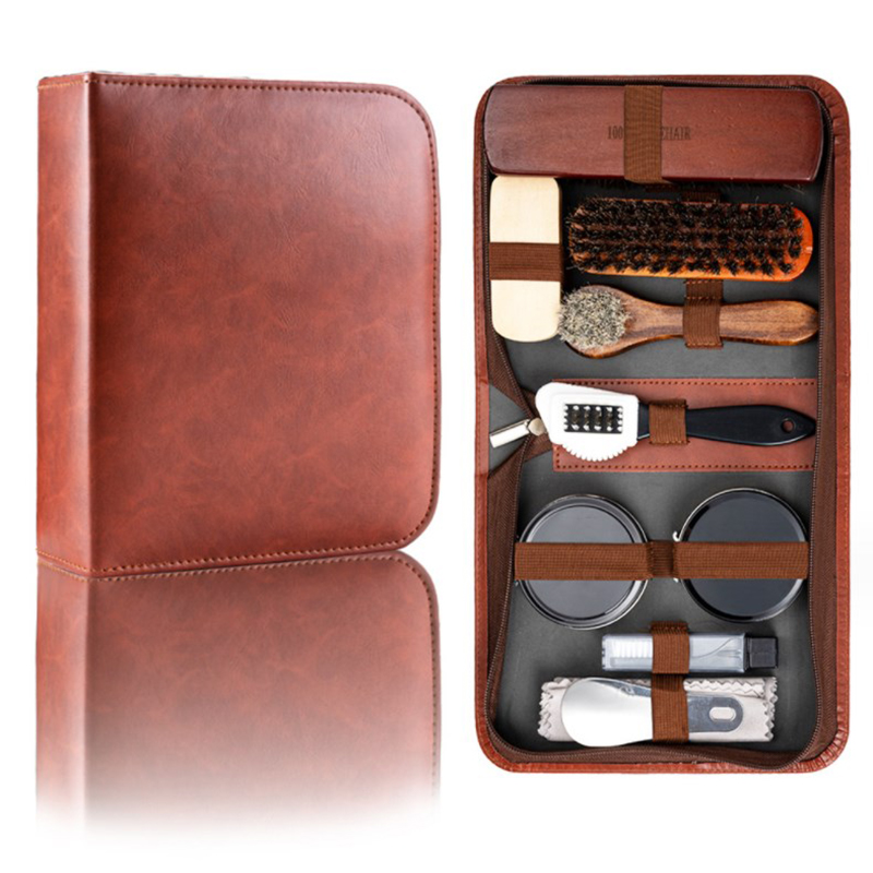HorseHair Shoe Brush Set Leath - Leather Tooling Kit recension och pris