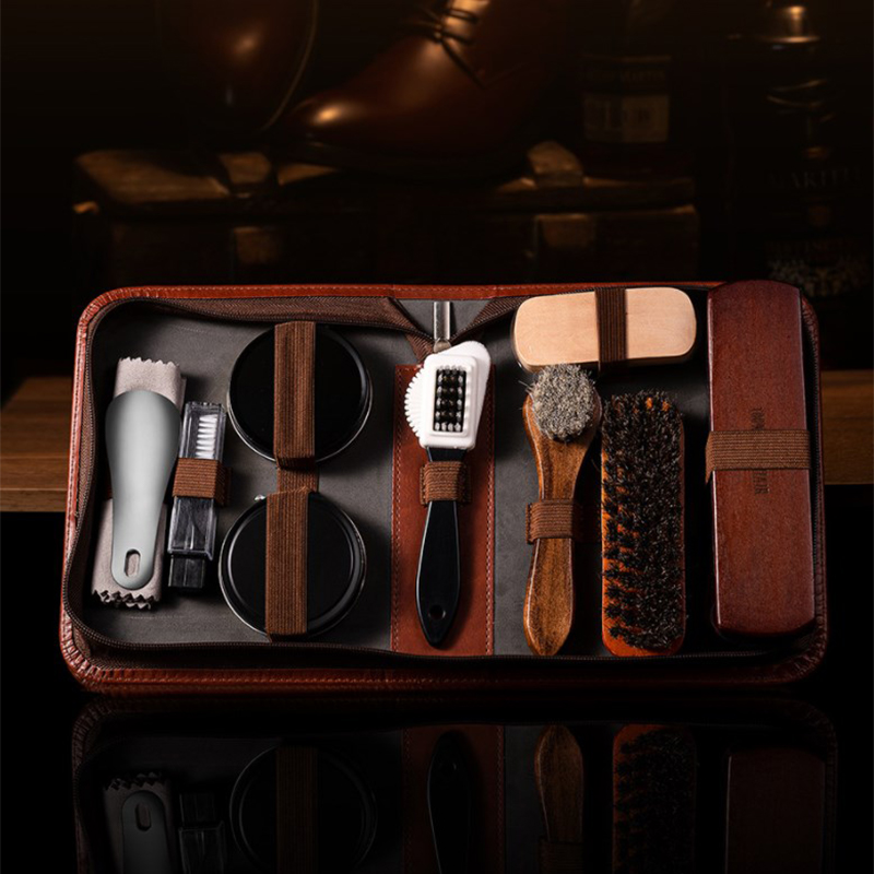 HorseHair Shoe Brush Set Leath - Leather Tooling Kit recension och pris
