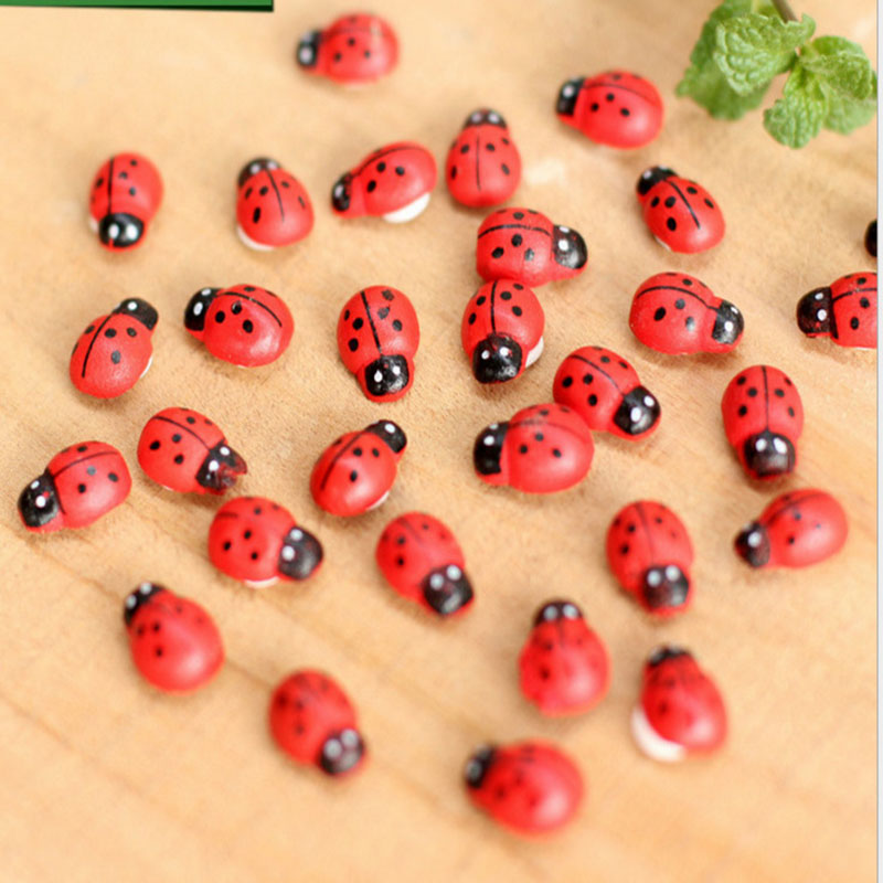 100pcs Self-adhesive Mini Refr - Art Craft Ladybug recension och pris