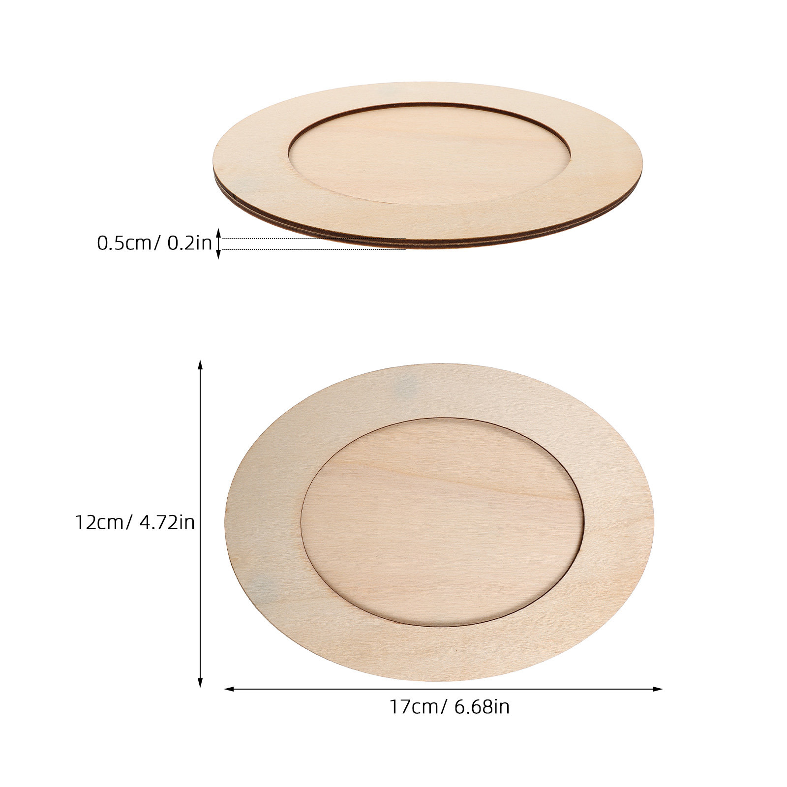 Unfinished Oval Wooden Picture - Art Craft Activities For Preschoolers recension och pris