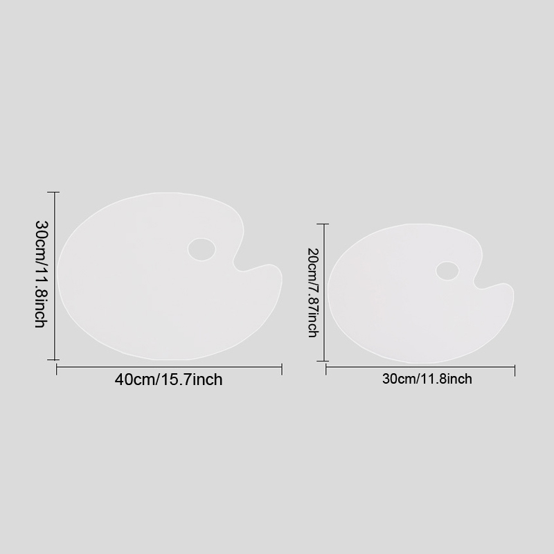 1pc White Oval Acrylic Paint T - Art Craft Classes recension och pris