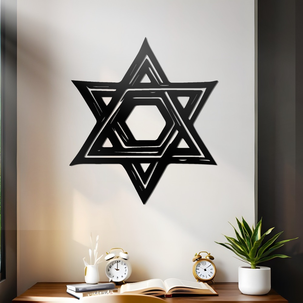 CIFBUY Iron Wall Art Star of D - Art & Craft World recension och pris
