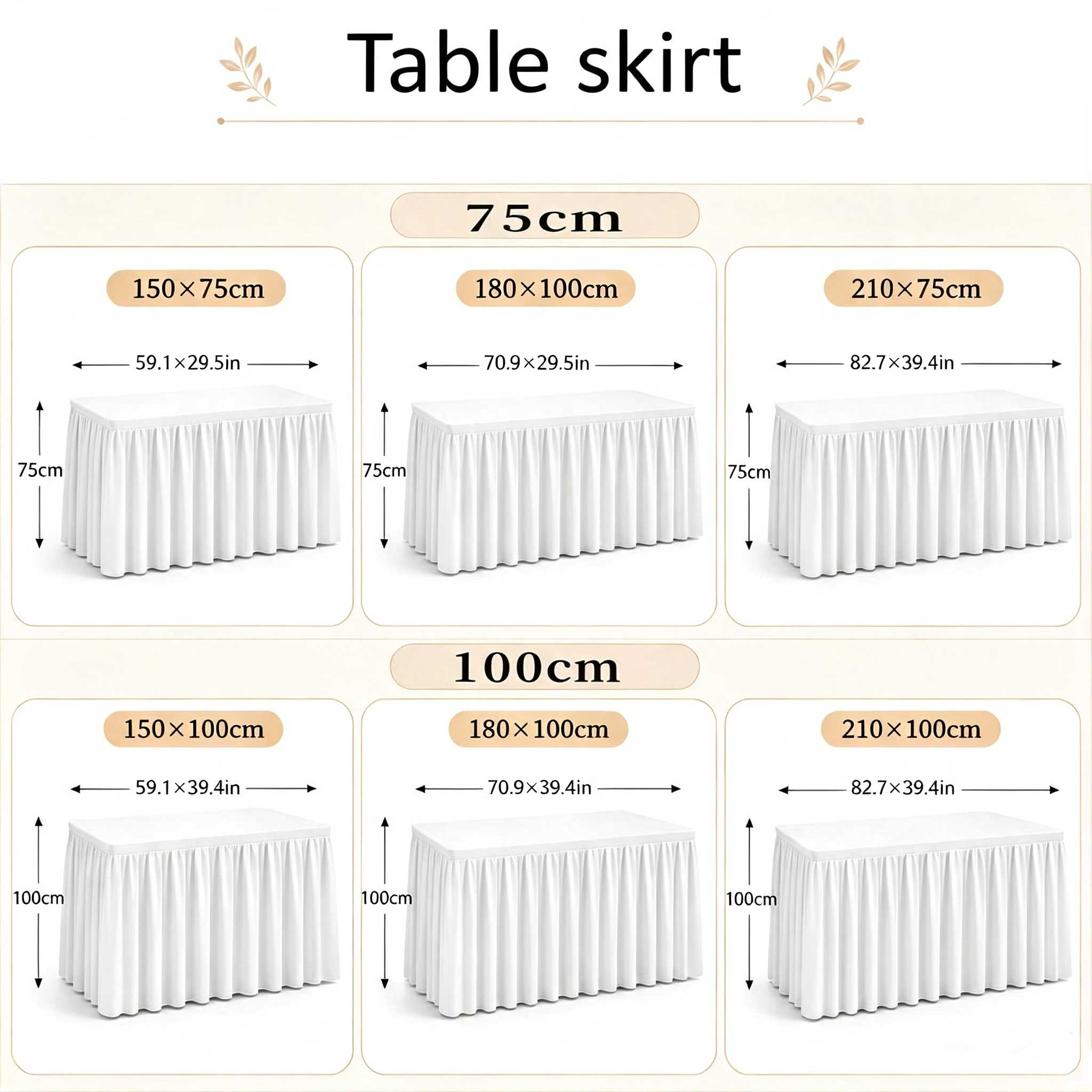 1 tablecloth table skirt, crea - Art Craft Classes recension och pris