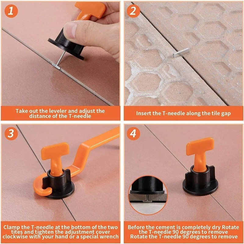 51Pcs Floor Tile Leveling Syst - Polymer Clay Set recension och pris