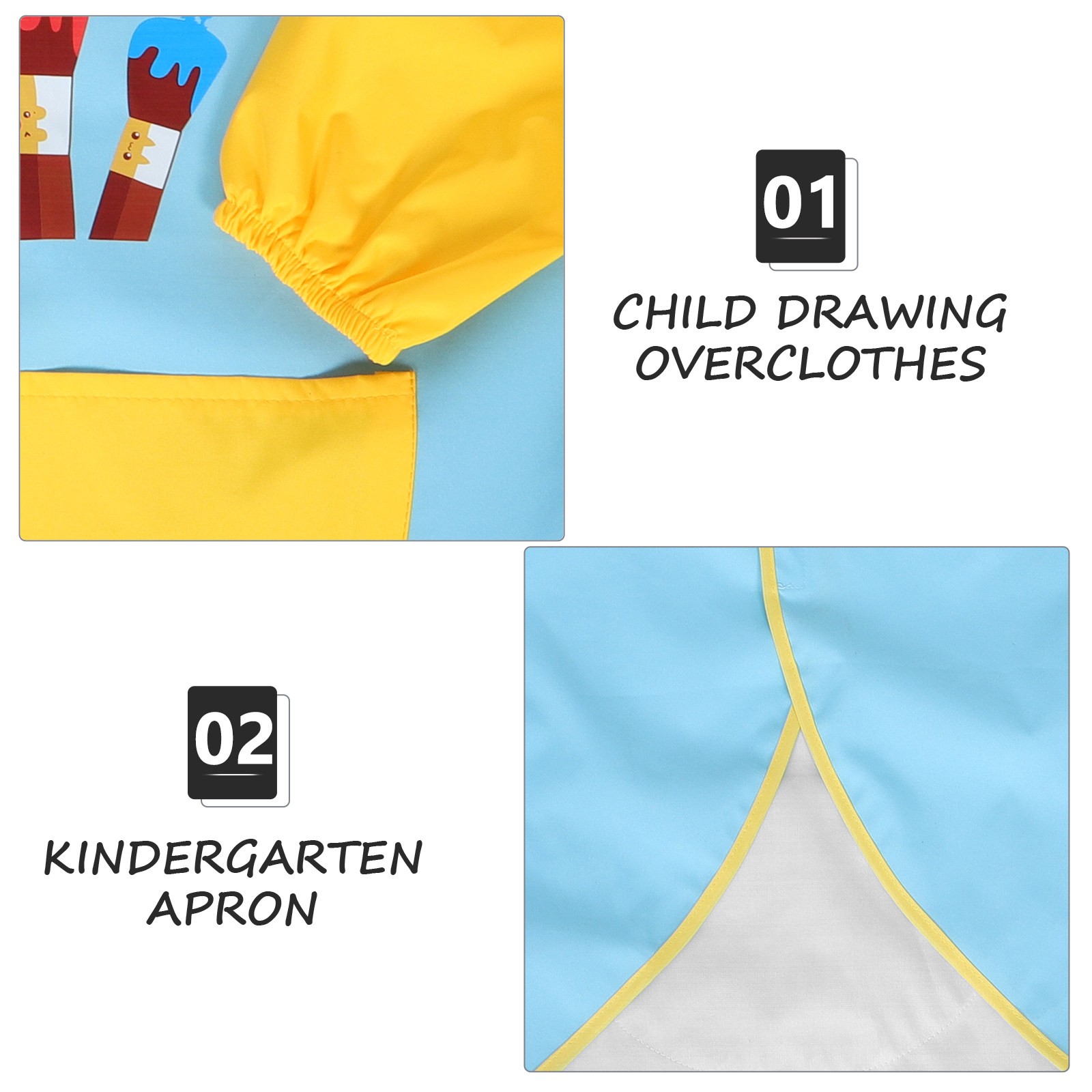 Kids Waterproof Painting Smock - Art Craft Activities For Preschoolers recension och pris