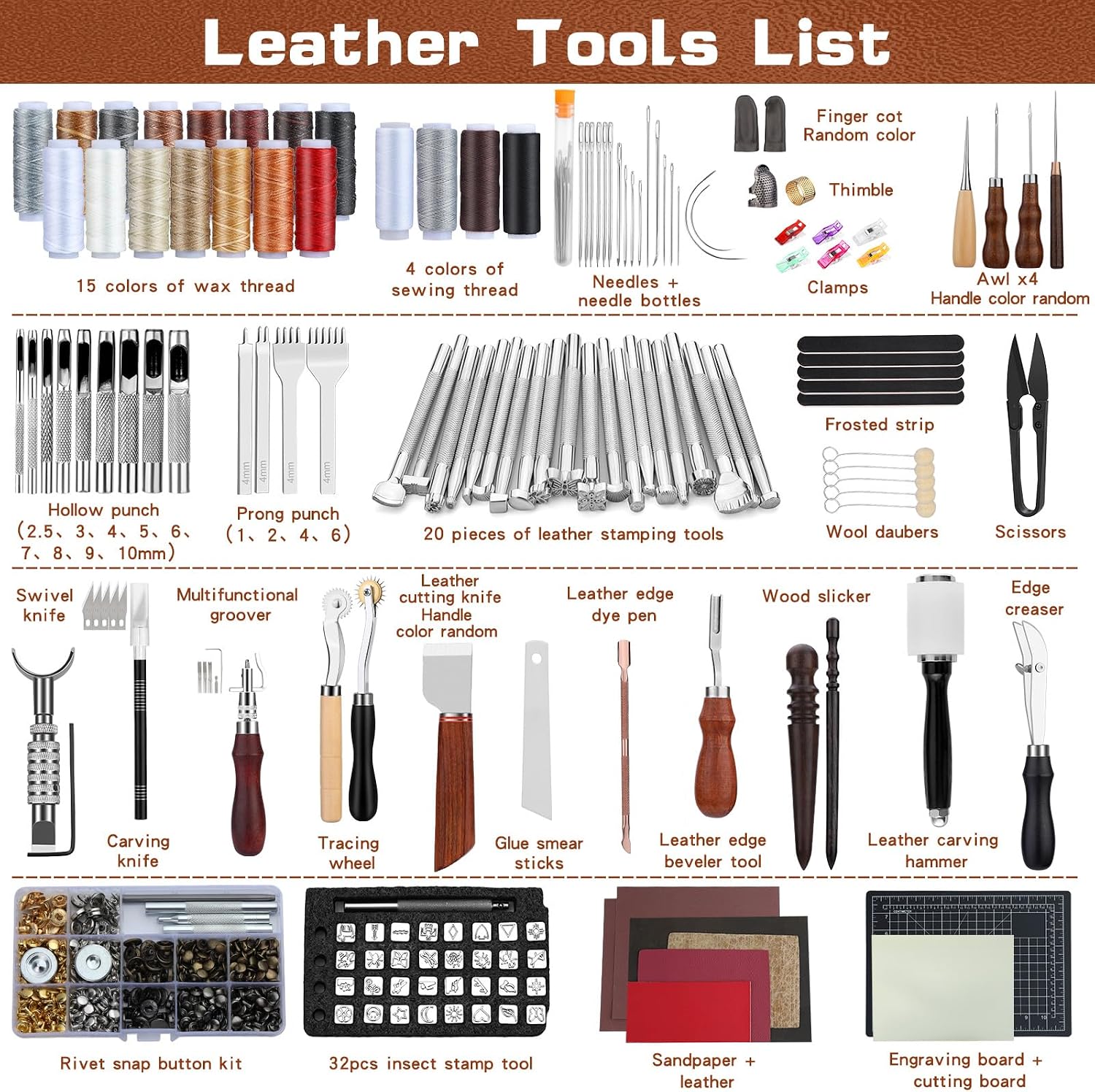 Leather Tooling Kit Leather Cr - Leather Tooling Kit recension och pris