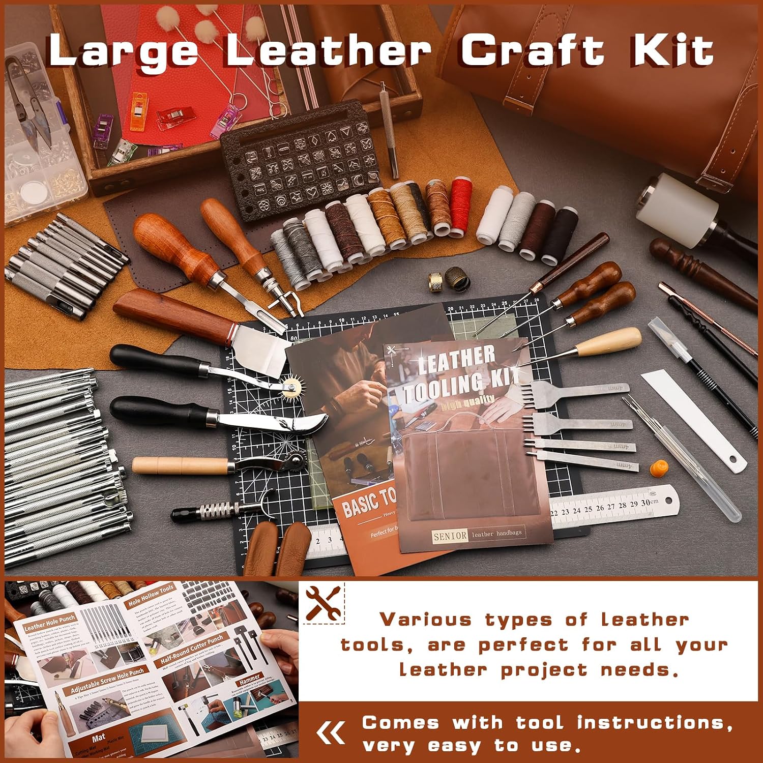 Leather Tooling Kit Leather Cr - Leather Tooling Kit recension och pris