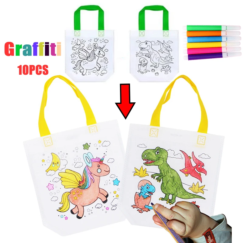 1-10pcs Sets DIY Graffiti Bag  - Art Craft 5 Year Old recension och pris
