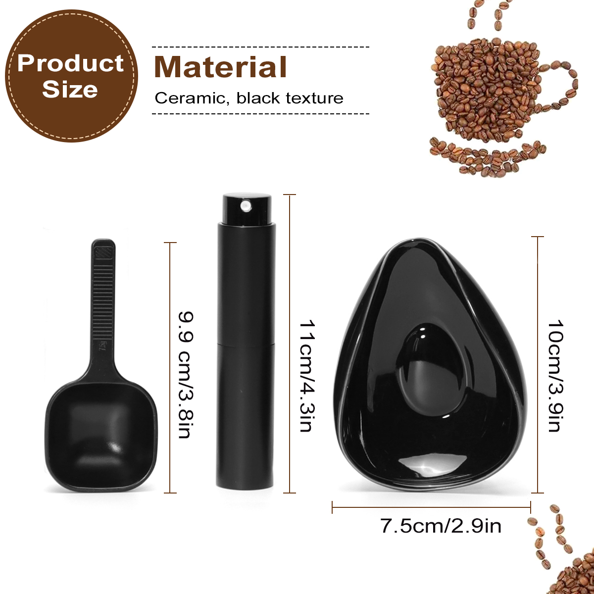 Leeseph Coffee Bean Dosing Cup - Polymer Clay Set recension och pris