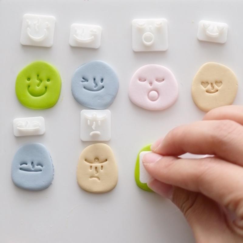 8Pcs Mini Cartoon Expression P - Polymer Clay Set recension och pris