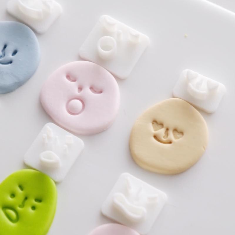 8Pcs Mini Cartoon Expression P - Polymer Clay Set recension och pris