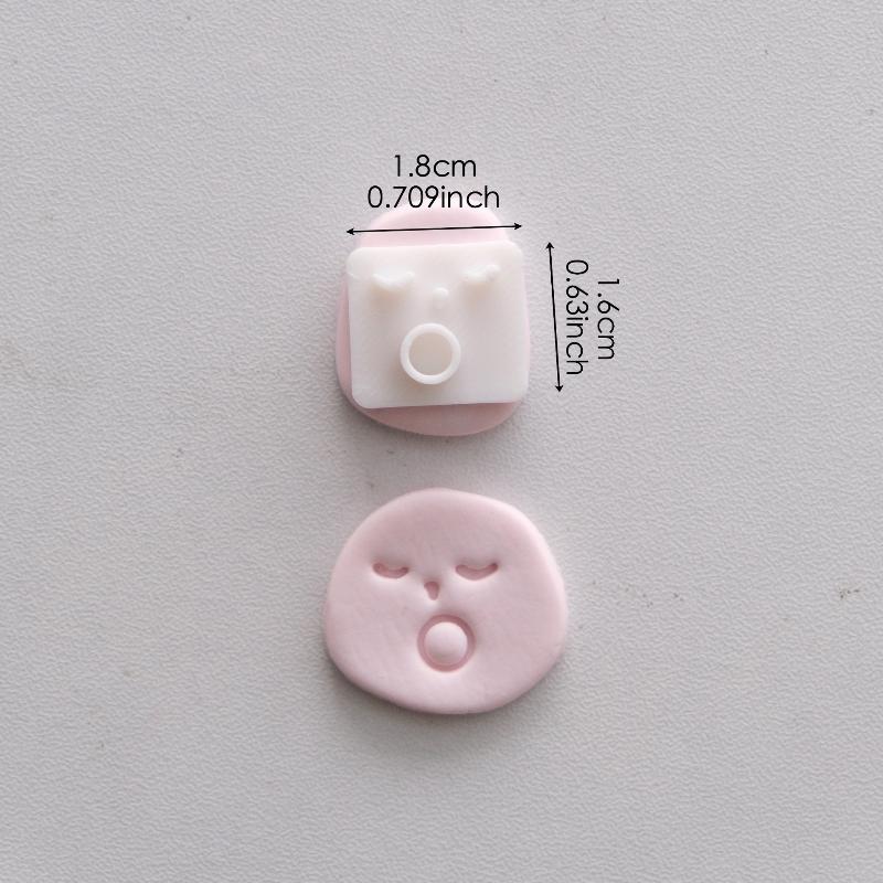 8Pcs Mini Cartoon Expression P - Polymer Clay Set recension och pris
