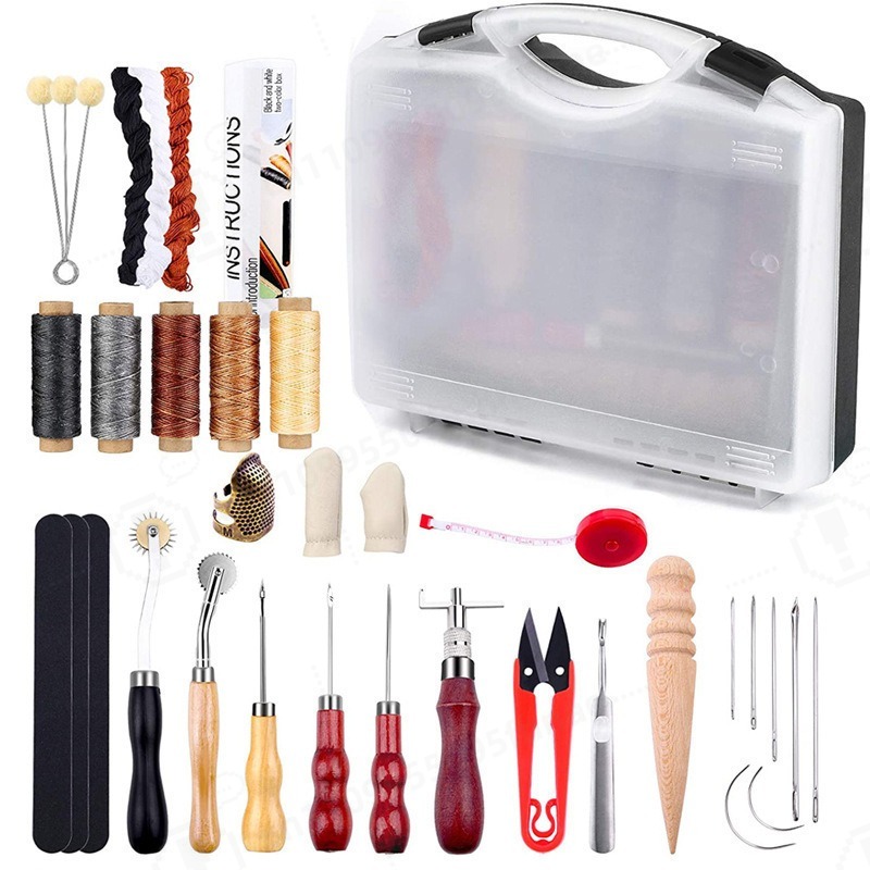 DIY Leather Craft Hand Sewing  - Leather Tooling Kit recension och pris