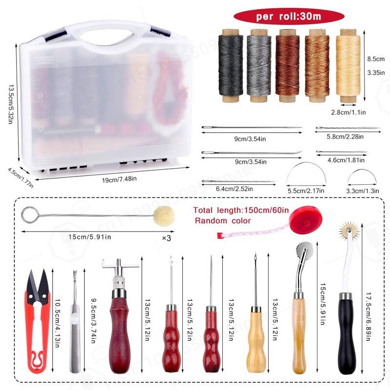 DIY Leather Craft Hand Sewing  - Leather Tooling Kit recension och pris