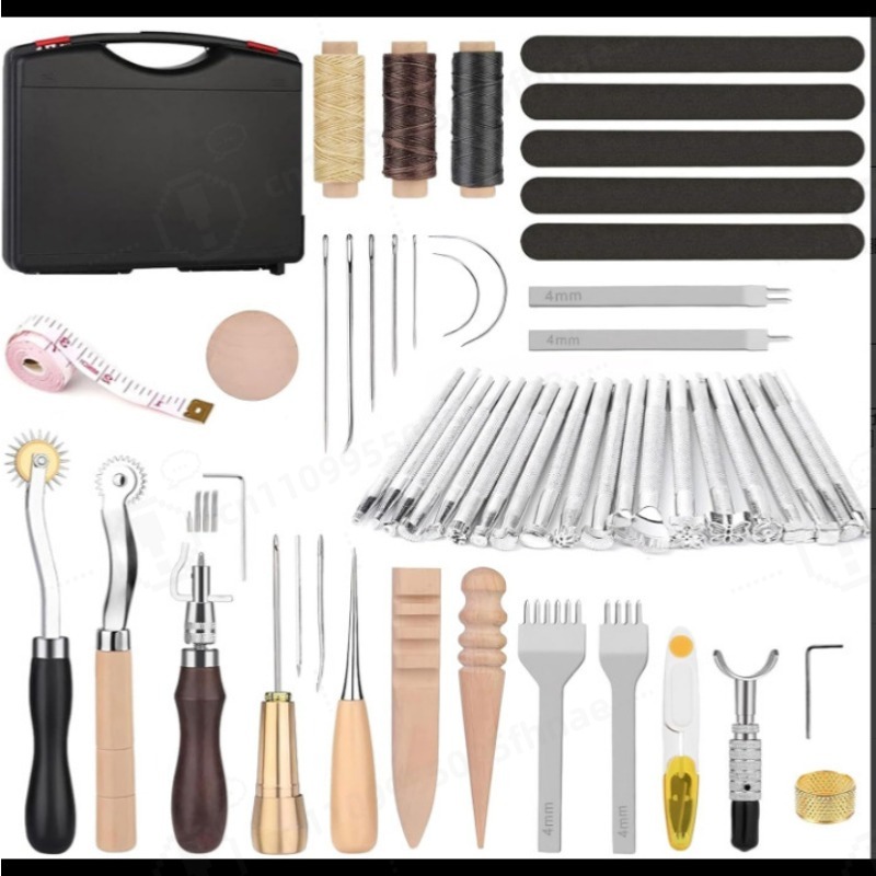DIY Leather Craft Hand Sewing  - Leather Tooling Kit recension och pris