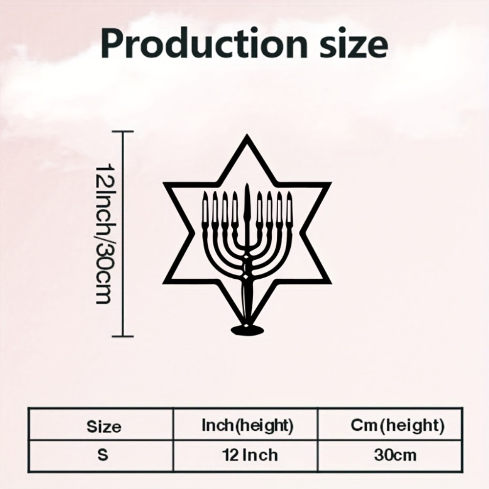 CIFBUY Metal Wall Art Menorah  - Art & Craft World recension och pris