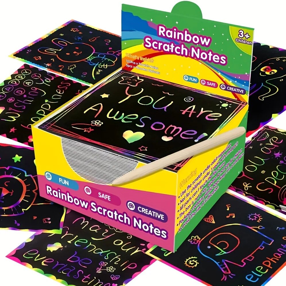 Many Creative Scratch Art Card - Art Craft 5 Year Old recension och pris