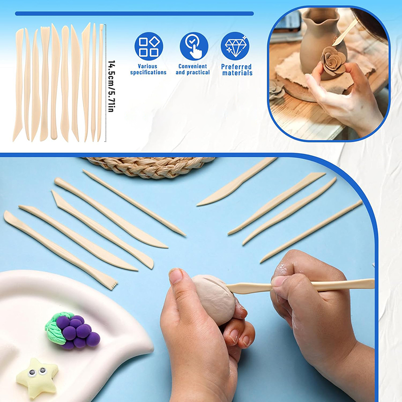 38Pcs Pottery Clay Sculpting T - Polymer Clay Set recension och pris