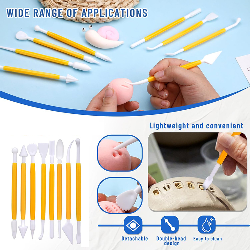 38Pcs Pottery Clay Sculpting T - Polymer Clay Set recension och pris