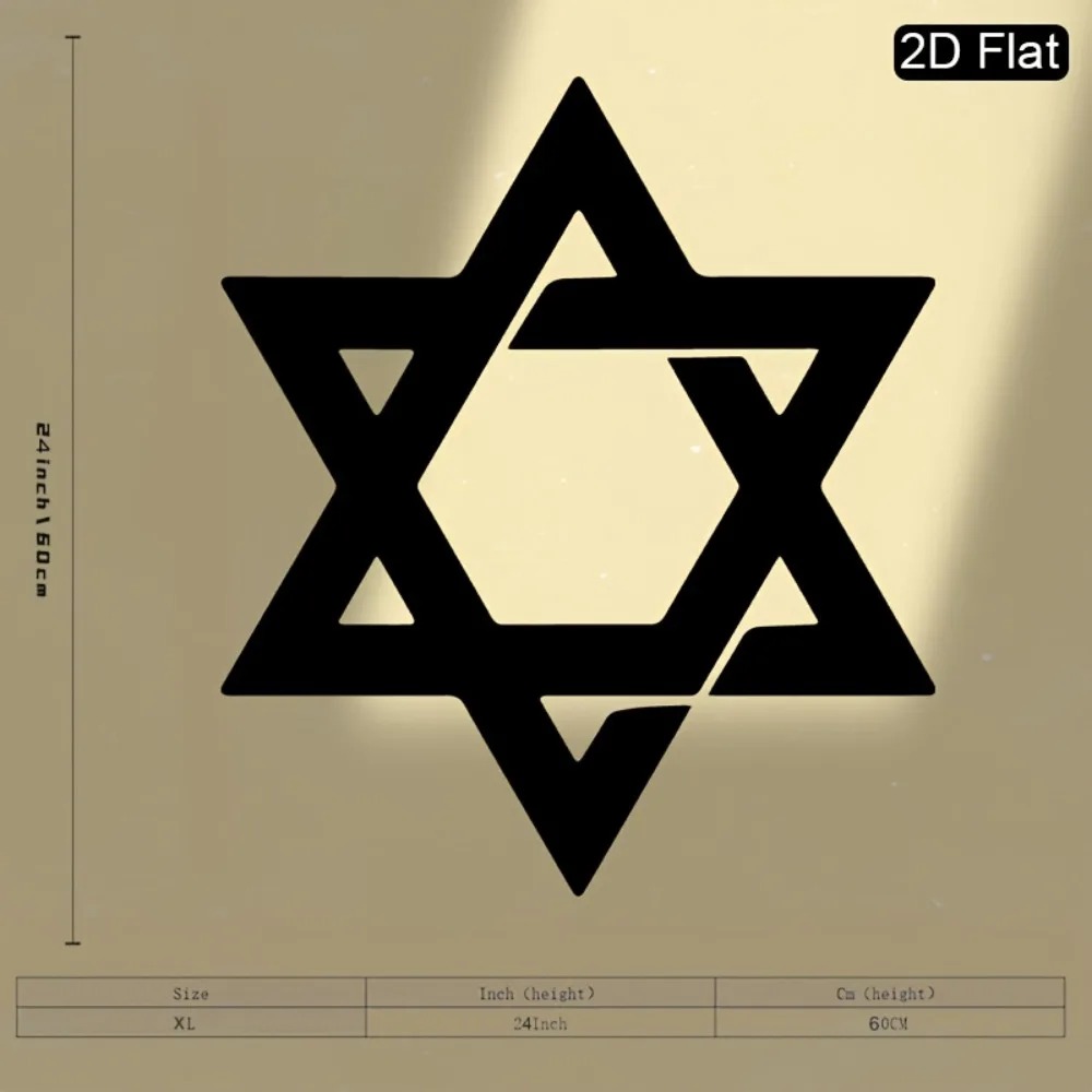 CIFBUY Iron Wall Art Star of D - Art & Craft World recension och pris