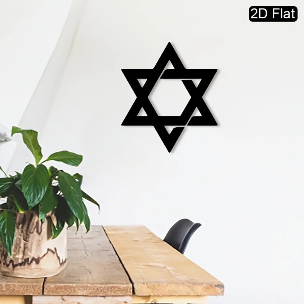 CIFBUY Iron Wall Art Star of D - Art & Craft World recension och pris