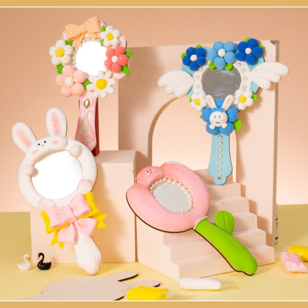 Kids Handicraft Clay Mirror Se - Art Craft Activities For Preschoolers recension och pris