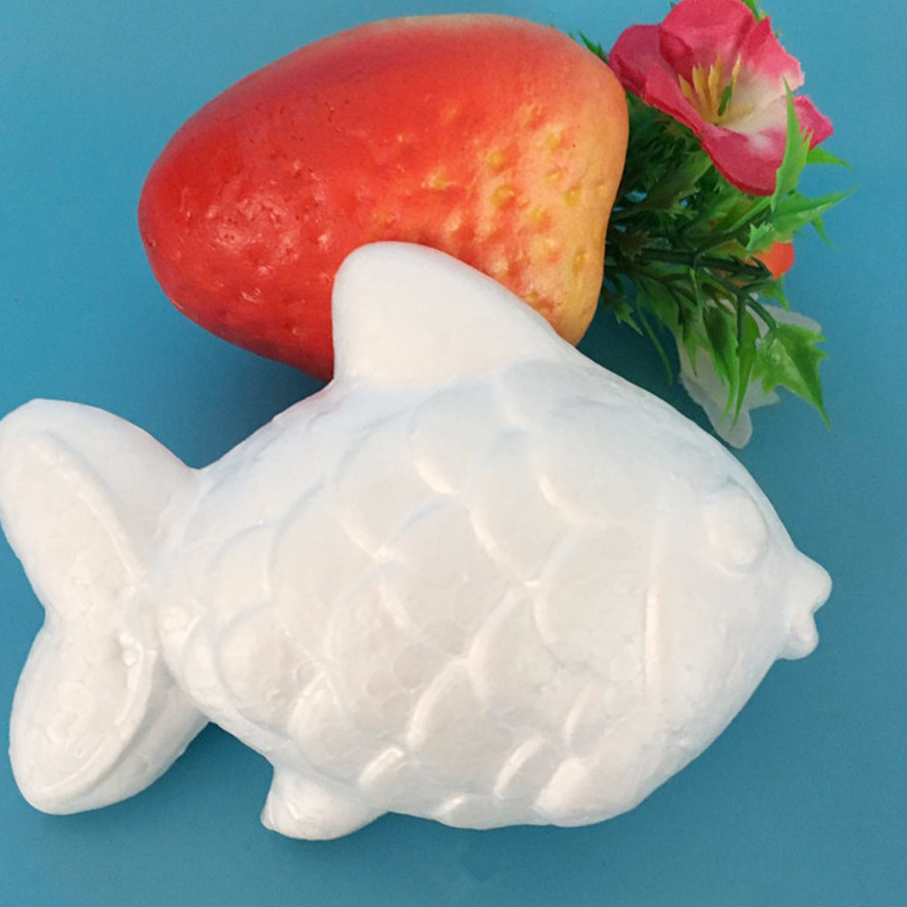 10Pcs Foam Fish DIY Craft Whit - Art Craft Activities For Preschoolers recension och pris